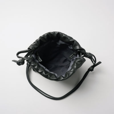 ＜DELIFE＞Drawstring bag/黑色