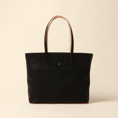 <STN> Logical series leather tote bag/black