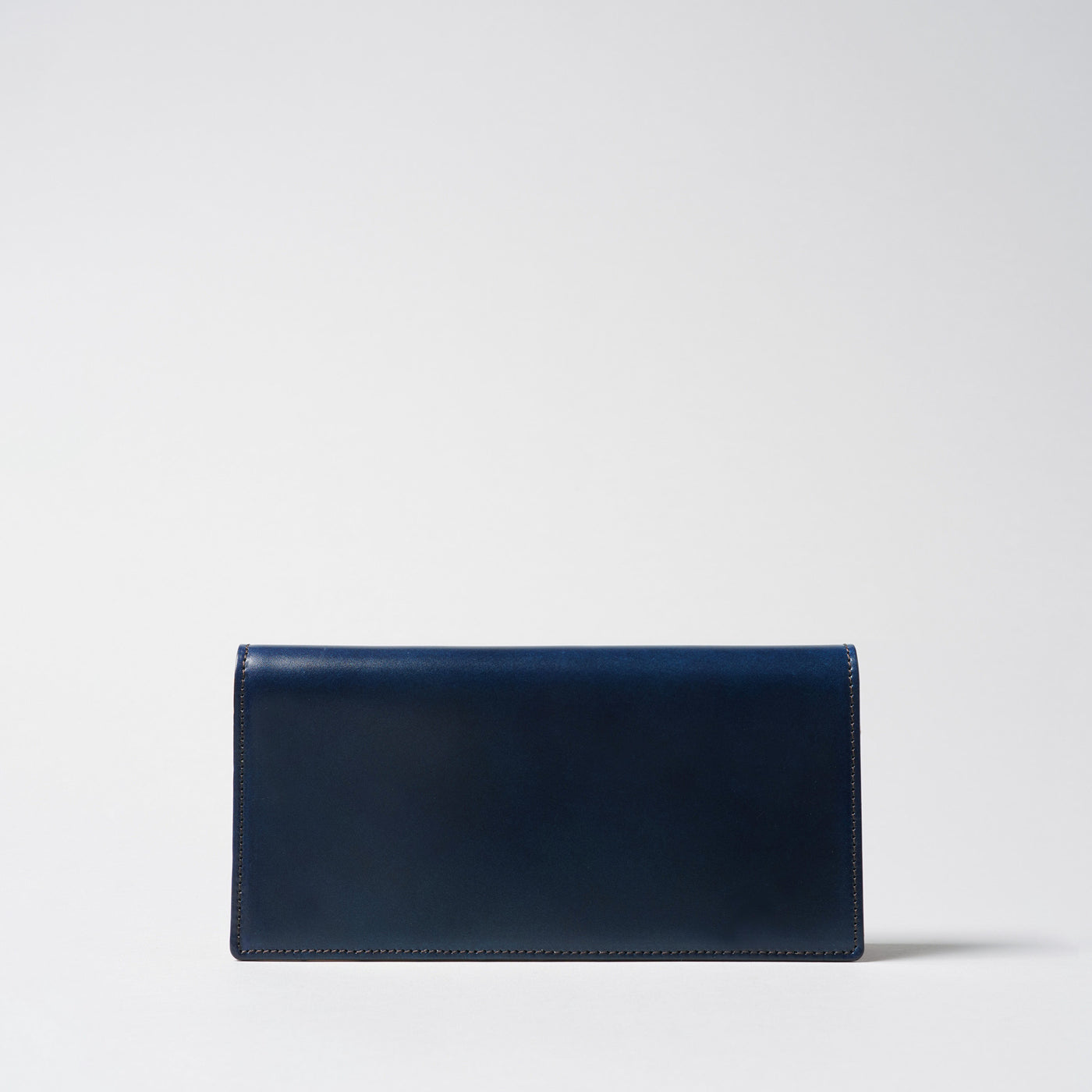 <Hawk Feathers>  Cordovan Long Wallet (Without Coin Pocket) / Navy