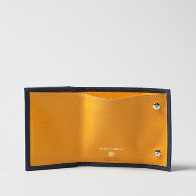 <Hawk Feathers> Kangaroo  Trifold Wallet / Black