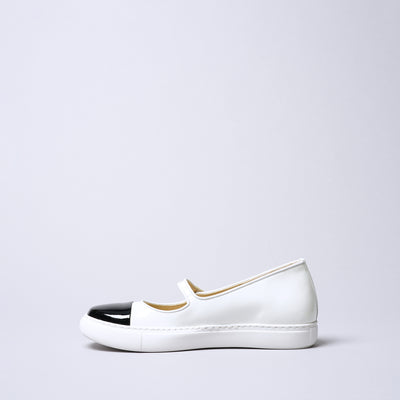 ＜アイユーアイ＞ワンストラップ スニーカー/ブラック×ブラック