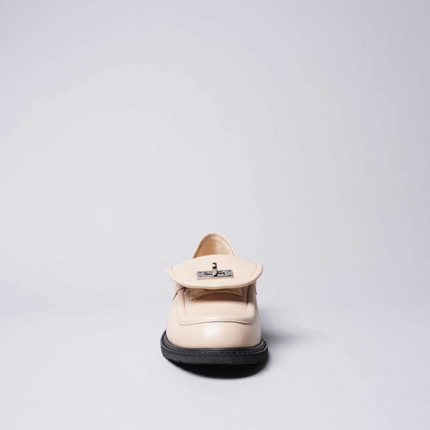 <IUI> Loafer with Buckle Detail / Beige