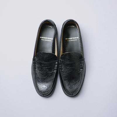 <KENFORD> Loafer / Black Paisley