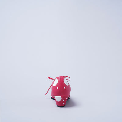 <KUTSUNE> LAST FLOWER BOOTS / Dot (Pink x White)