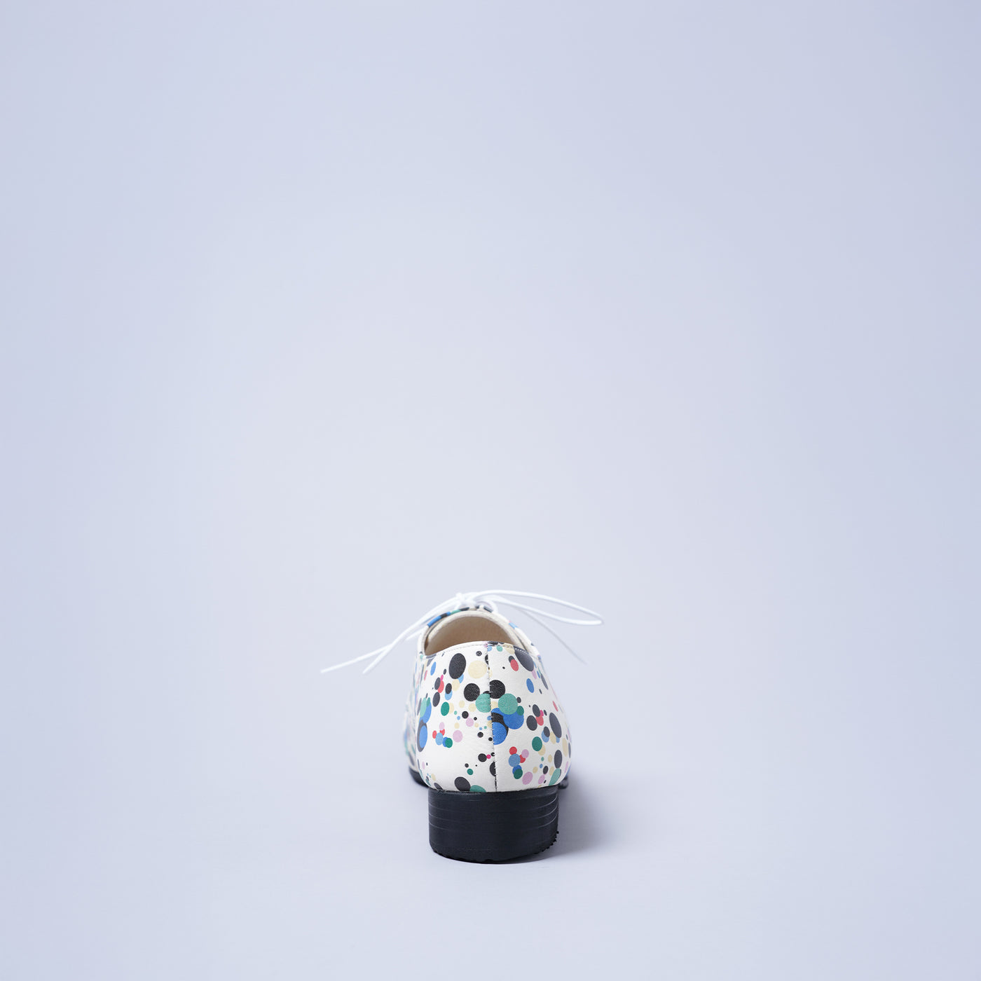 <KUTSUNE> BLUCHER STRAIGHT CHIP /  Liberty Dot White (Multi)