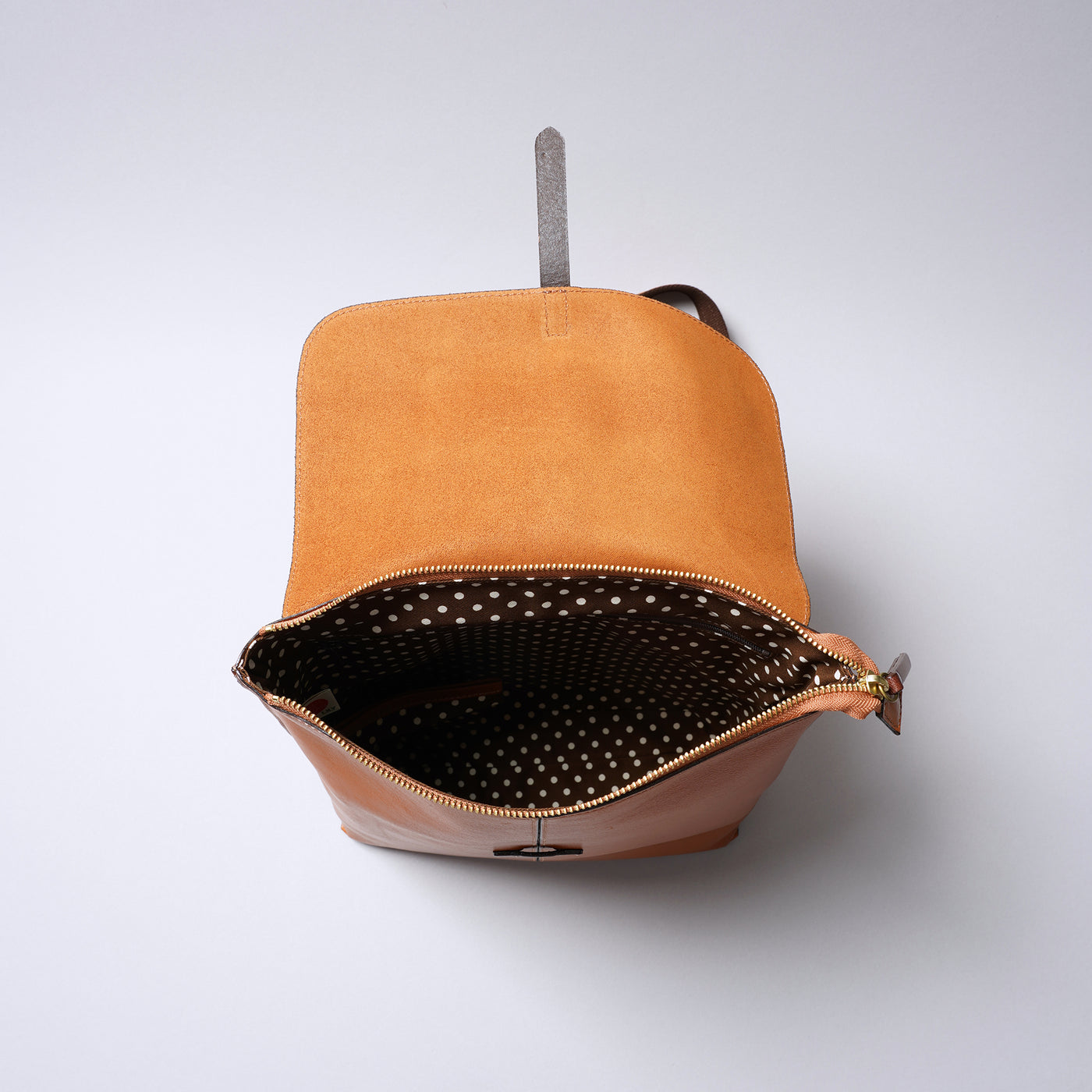 <Laisser Faire> Search Vegetable Tanned Combination Back Pack / Camel