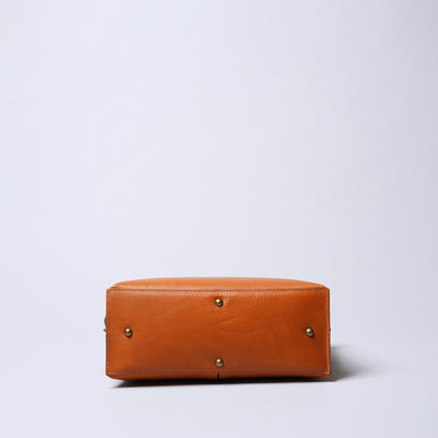 ＜レッセフェール＞サーチ ヌメ革コンビ 2way ショルダーバッグ/レッド