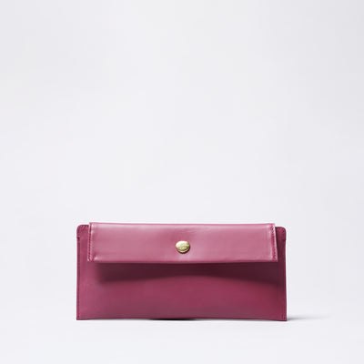 <Neutral Gray>  NP135 Husky Slim Wallet / Bordeaux