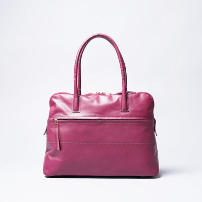 <Neutral Gray>  NH405 Husky Tote Bag M / Bordeaux