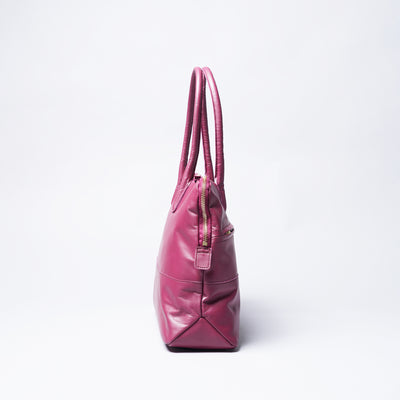 <Neutral Gray>  NH405 Husky Tote Bag M / Bordeaux