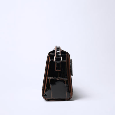 ＜リアルマインド ブラックレーベル＞プリマボルサ　ショルダーバッグ/チョコ