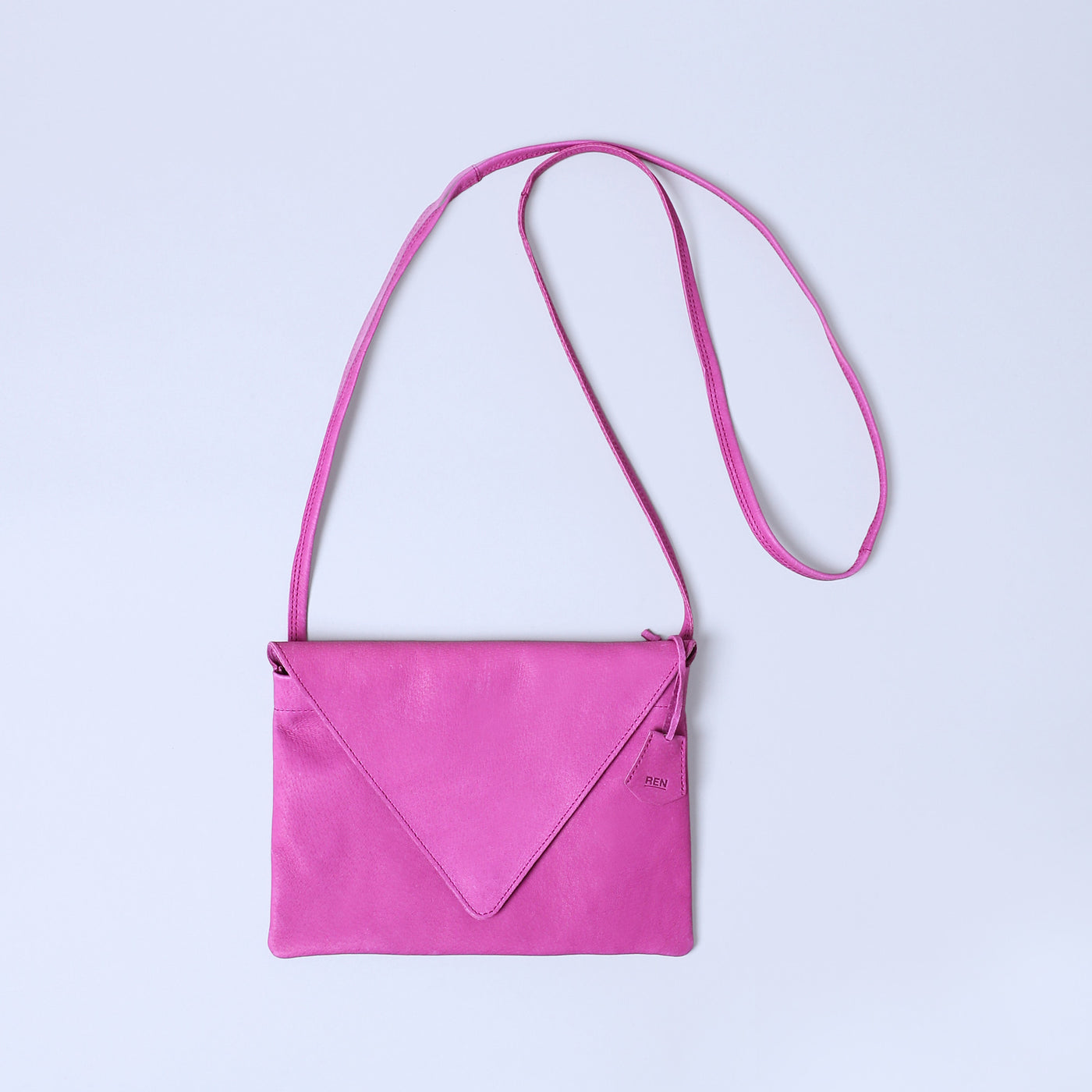 <REN> Hallie Triangle Flap / Peony Purple