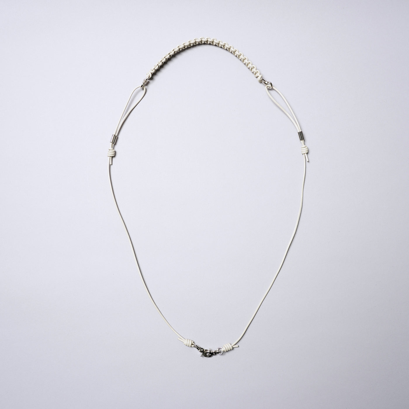 <SENTI FLATTER THE SENSES> Leather Blade Multi Strap / Ivory