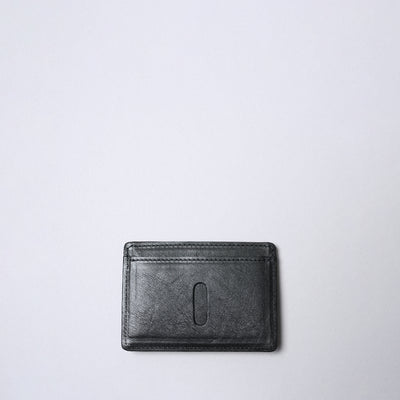 <SENTI FLATTER THE SENSES> Coin & Card Wallet / Black