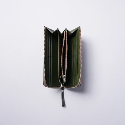 <SLOW> bridle -L Zip long wallet- / Black