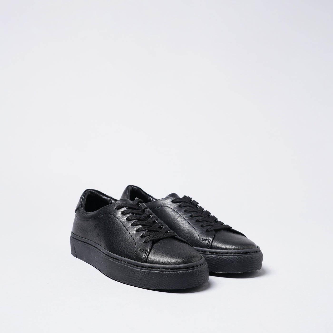 <TOSS> Chester Lace Up Leather Sneaker Tochigi Leather / Black