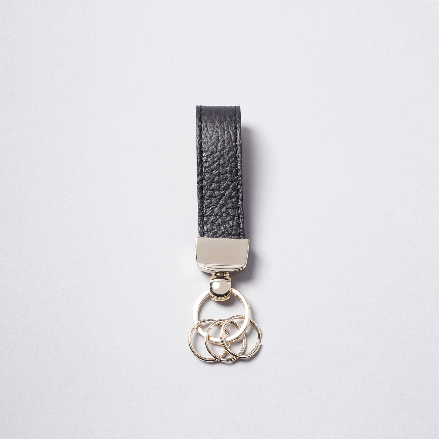 <bell la bell> Italian Leather Key Ring / Purple