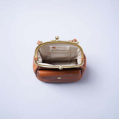 ＜キソラ＞口金タテショルダー/オレンジ