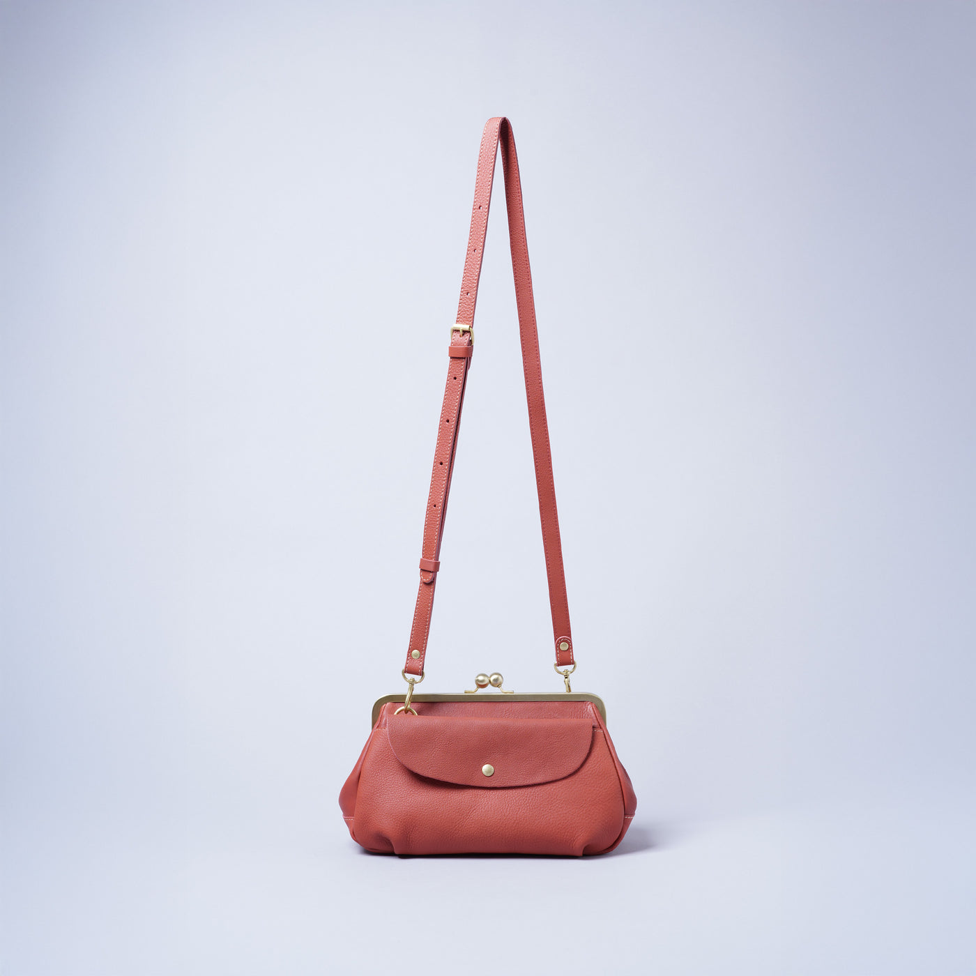 ＜kissora＞Tommy 口金托特包&斜背包/駱駝色