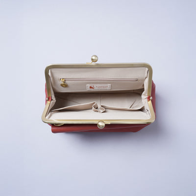 ＜kissora＞Tommy 口金托特包&斜背包/橘色