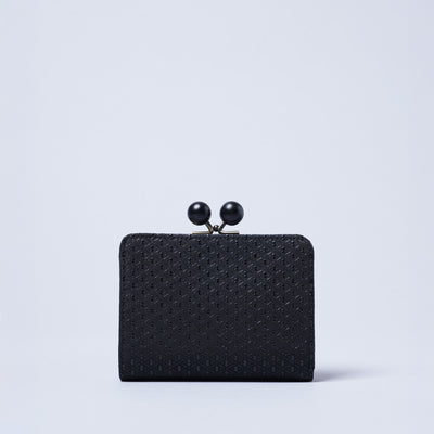 <kissora> Kotoinden Kiss Lock Half Wallet / Kikko (BEG)