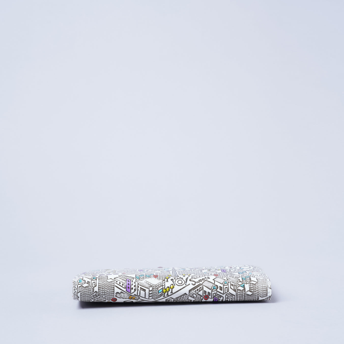 ＜kissora＞友禪文庫 口金長夾/TOKYO（白色）