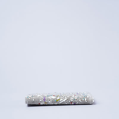 ＜kissora＞友禪文庫 口金長夾/TOKYO（白色）