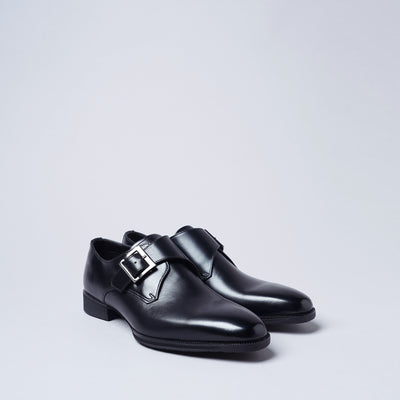 <madras> [GORE-TEX] MODELLO GORE-TEX Monk Strap Business Shoes DM803G / Black