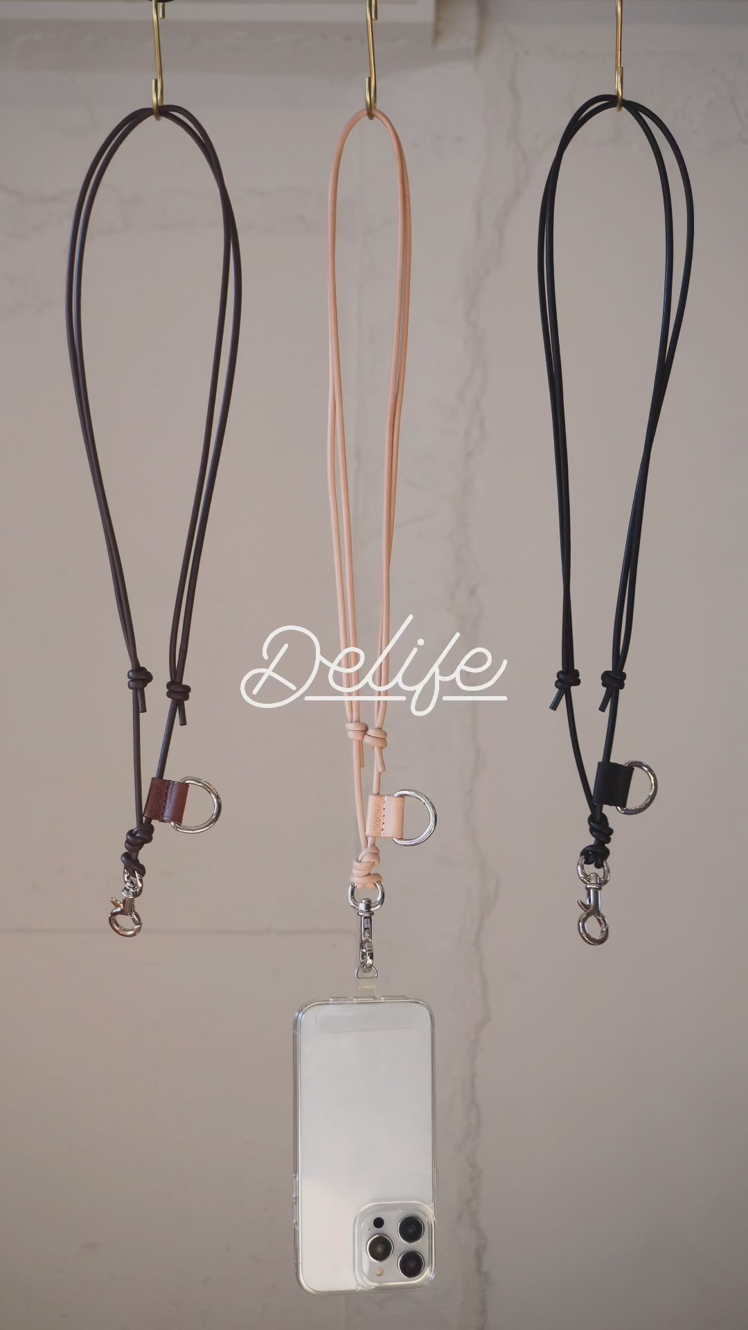 ＜DELIFE＞Mobilestrap/黑色