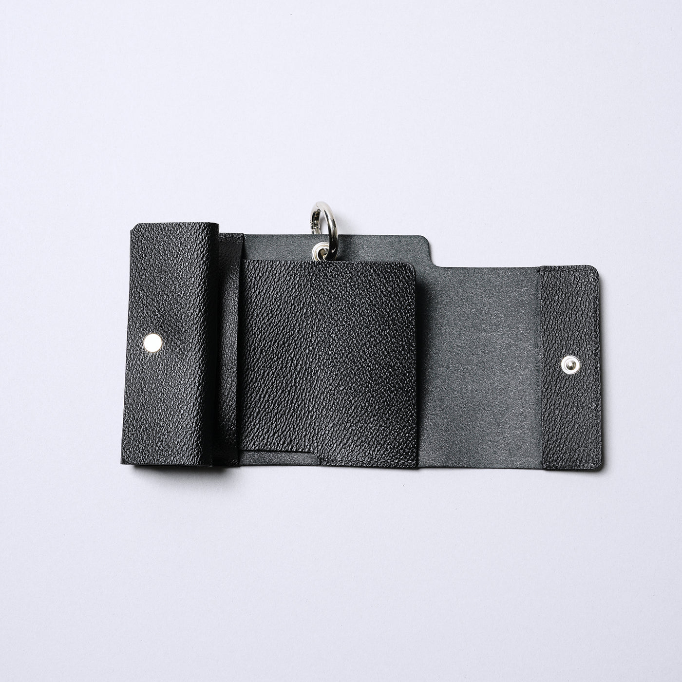 <sugata> Tri-fold wallet / Organization / Black