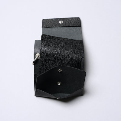 <sugata> Tri-fold wallet / Organization / Black