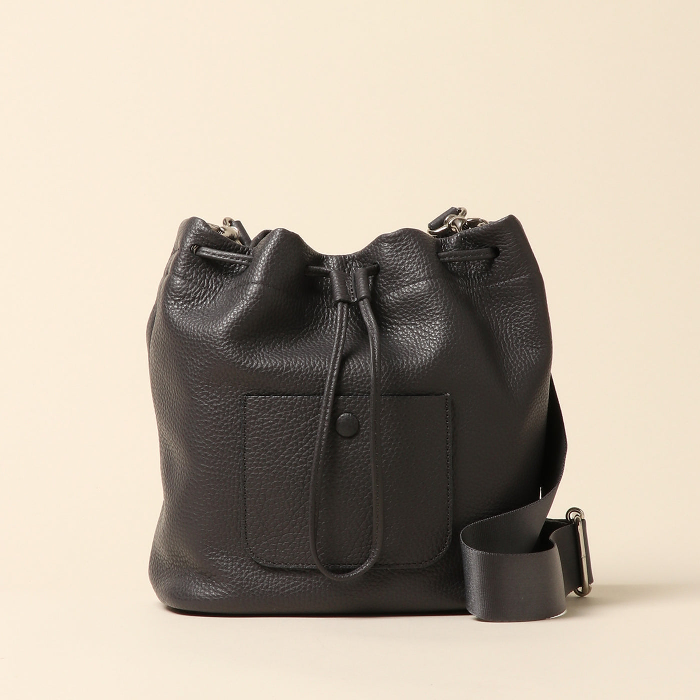 <itten-itten> Drawstring shoulder/yellow