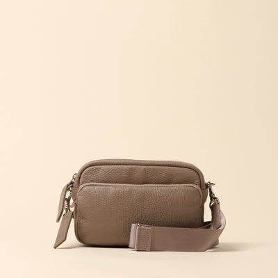 <itten-itten> Leather mini shoulder bag / terracotta