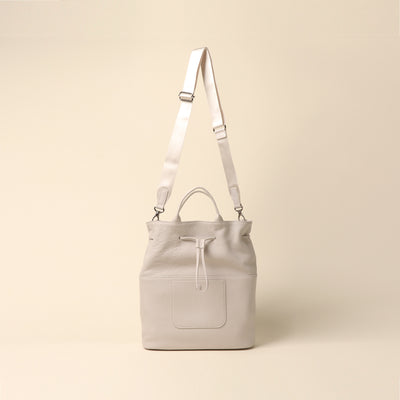 <itten-itten> Drawstring tote / sax