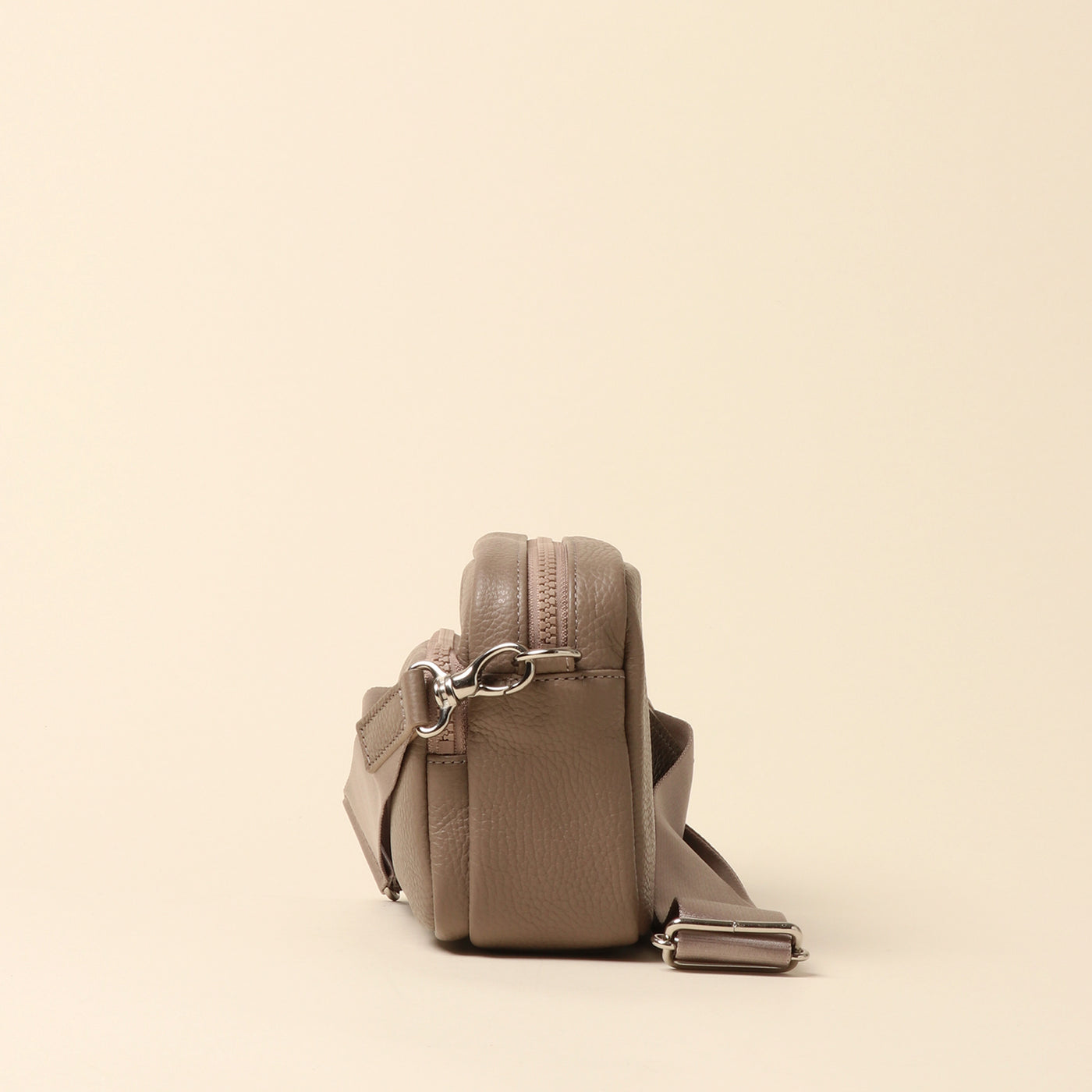 <itten-itten> Leather mini shoulder bag / terracotta