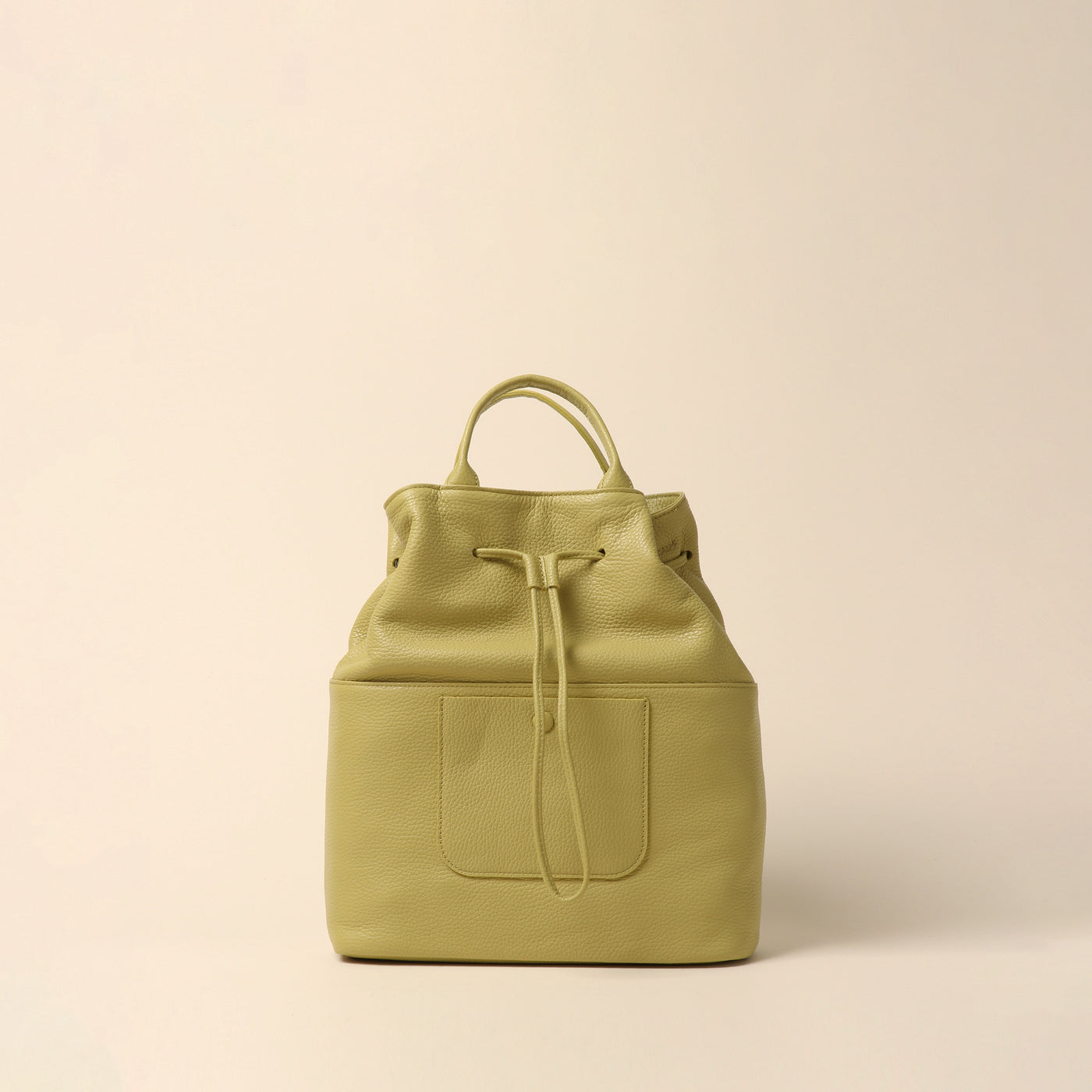 <itten-itten> Drawstring tote / sax