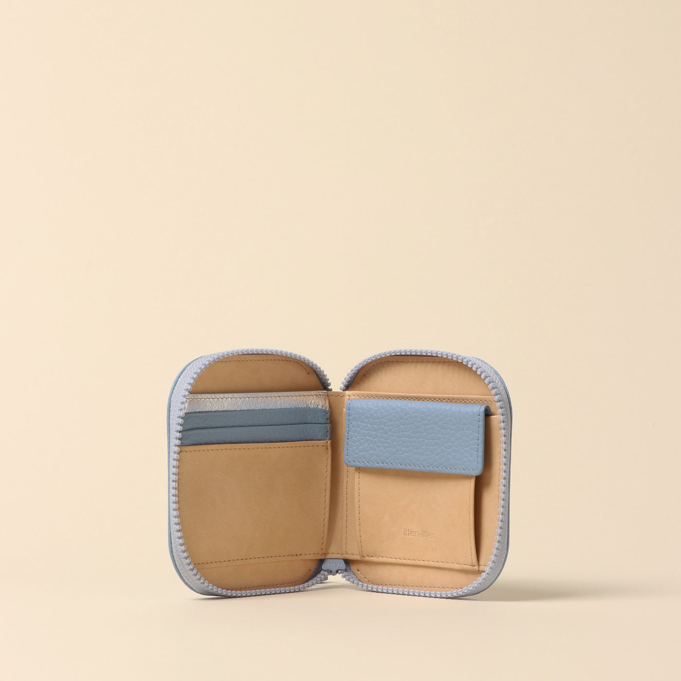 <itten-itten > Round Mini Wallet / Blue