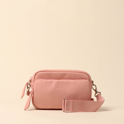 <itten-itten> Leather mini shoulder bag / terracotta