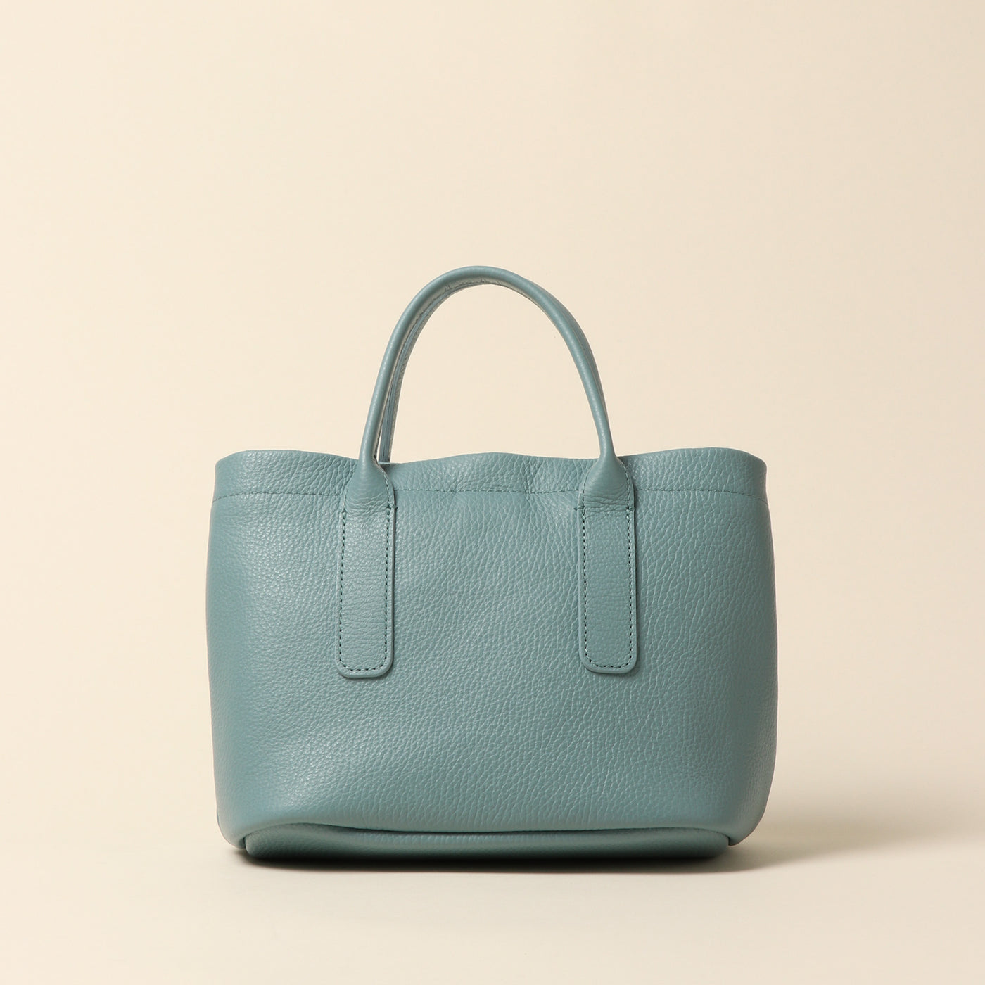 <itten-itten> leather mini tote/pistachio