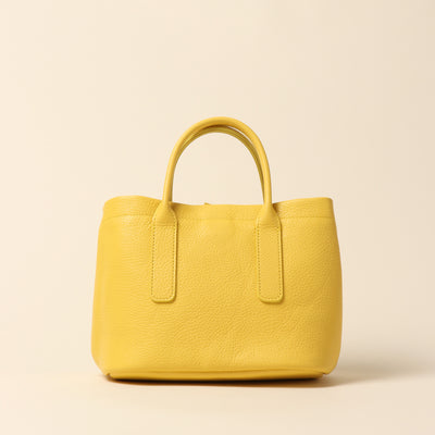 <itten-itten> Leather mini tote / terracotta