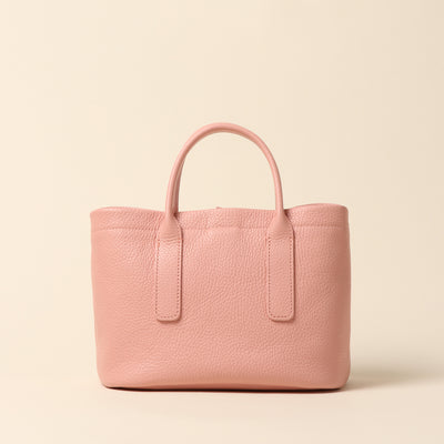 <itten-itten> Leather mini tote/blue