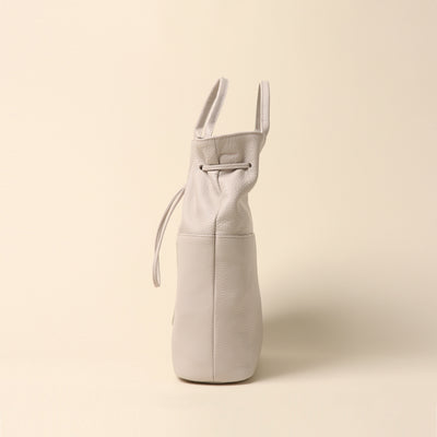 <itten-itten> Drawstring tote/warm beige