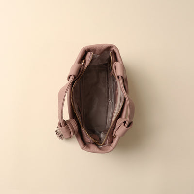 <Atelier Nuu> loop mini Boston / pink beige