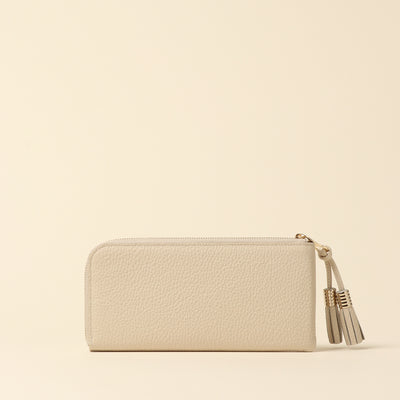 <Atelier Nuu> loop L-shaped long wallet / greige