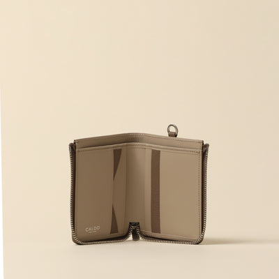 ＜カルドトーキョージャパン＞ CROSSOVER ポケットウォレット/トープベージュ