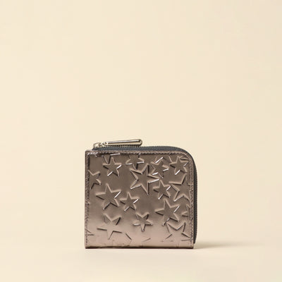 <Coquette> Etoile L Zip Mini Wallet/Dark Silver