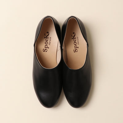 <HARUTA> Spock shoes, smooth material/black