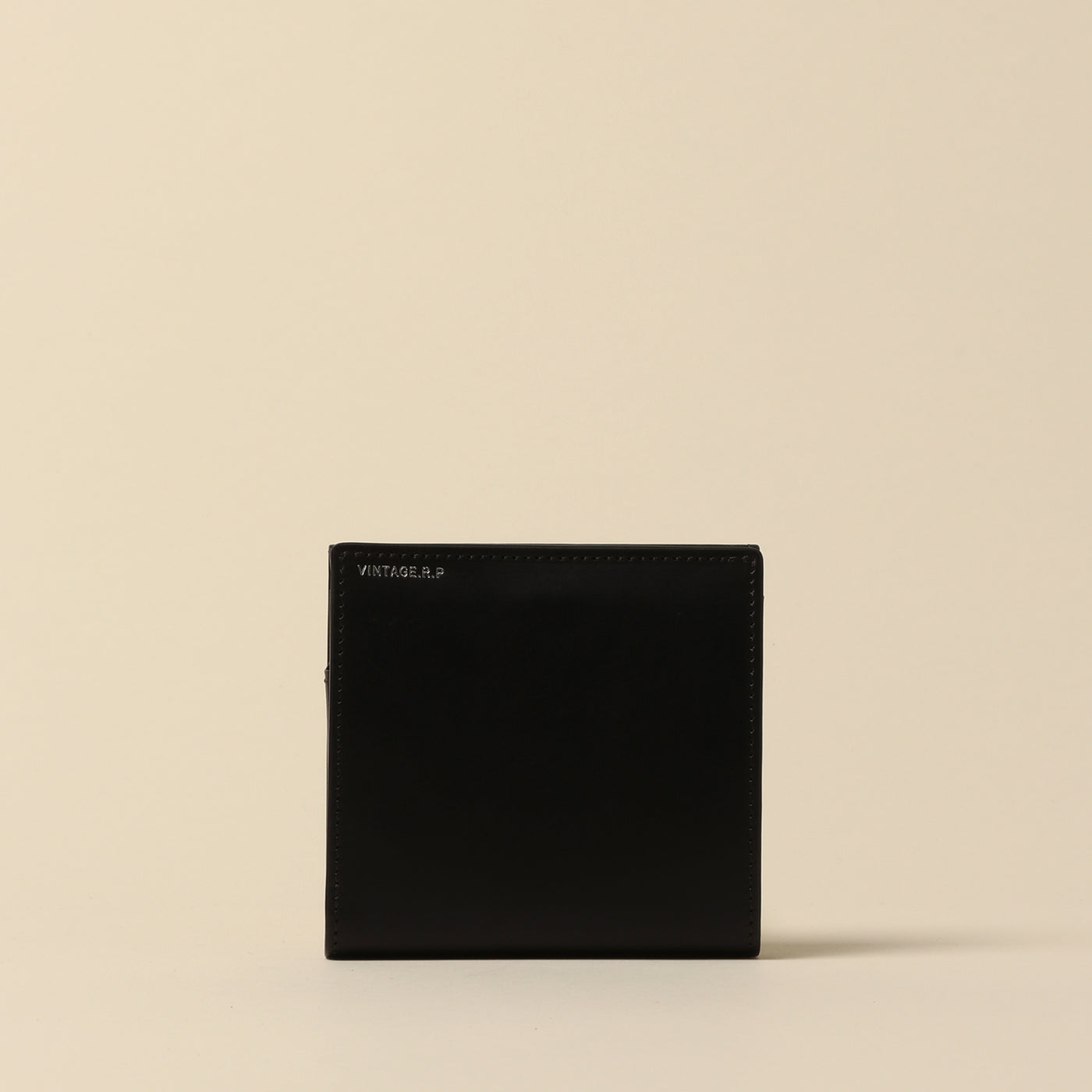 ＜Vintage Revival Productions＞ 塗油皮革直立式小型錢包 / 藏青色