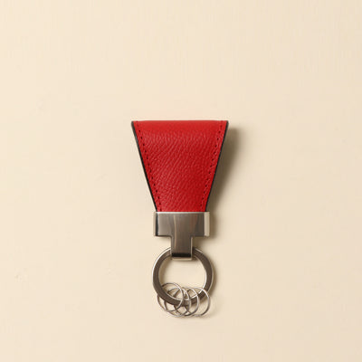 ＜VINTAGE REVIVAL PRODUCTIONS> Key clip calf leather/light blue