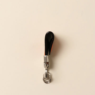 ＜VINTAGE REVIVAL PRODUCTIONS> Key clip calf leather/light blue